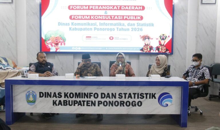 Dinas Kominfo dan Statistik Kawal Penuh Pemerintahan Digital di Ponorogo